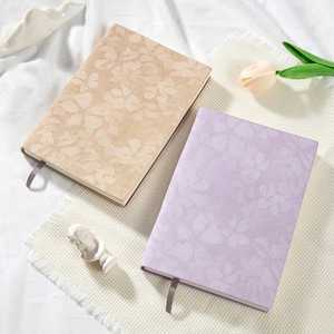 Carnet de planification personnalisé en cuir PU et feutre avec papier grainé pour l'école, les réunions et le journal - Product Image 4