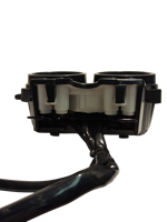 Panel Instrumen Lengkap Speedometer Tacho Meter Plastik Motor HJ125-7 Baru dengan Kabel Penghubung Lengkap untuk Perbaikan