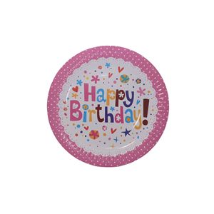 Platos de Papel Desechables Biodegradables y Ecológicos con Diseño de Dibujos Animados en Cartón Blanco Modelo 001 de Santong para Fiestas de Cumpleaños y Reuniones - Product Image 4