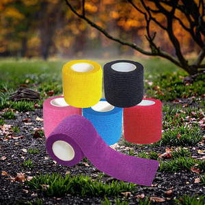 High Elastic Self Adhesive Cohesive Non-woven <b>Vet</b> <b>Wrap</b> Bandage <b>for</b> <b>Horse</b> Leg Wound Care Protection-Outdoor Use 10cm X 4.5m - Product Image 3