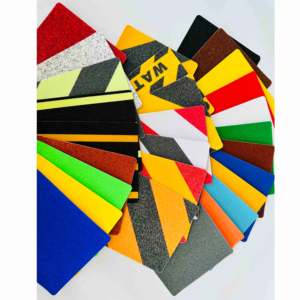 Cinta Antideslizante de Doble Color de Alta Visibilidad para Seguridad, Cinta de Agarre Antideslizante para Pisos de Fábricas y Almacenes - Product Image 5