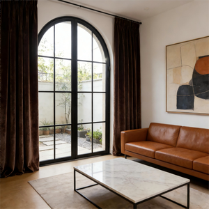 <span class=keywords><strong>Porte</strong></span>-fenêtre à battant en verre isolant de style français Hotian Balcony, décorative et élégante, avec <span class=keywords><strong>grille</strong></span> en acier inoxydable - Product Image 2