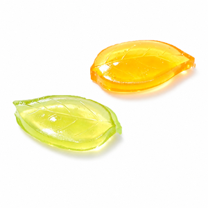 Caramelle Gommose Morbide a Forma di Foglia Botanica Personalizzate, OEM Private Label, Gusto Acero e Quercia, Vendita all'Ingrosso - Product Image 3