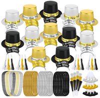 Bonne année diadème bandeau casquettes chapeaux Leis collier de perles éruptions bruit fabricant corne pour le nouvel an célébrer fête fournitures