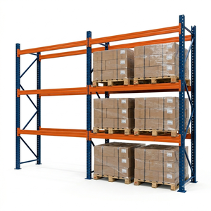 Heavy Duty Pallet Racking System 2000kg Per Layer Warehouse Shelving Adjustable Boltless Steel Storage Rack For Logistics Center
