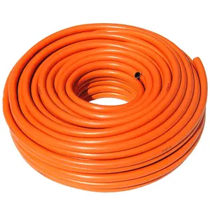 JG Orange Flexible PVC LPG Gas Hose Pipe Low Pressure Propane Gas Cylinder Hose Home Use LPG Gas Cooker Hose