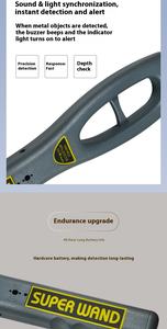 ESH-10 גלאי מתכת כף יד סורק אבטחה רב סצנה עבור בית הספר לשדה התעופה-מוצר האבטחה הטוב ביותר - Product Image 6