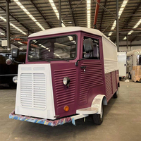 Vintage Street Ice Cream Food Trailer Personnalisé Rétro HotDog Camion Remorquable Mobile Food Car Haute Qualité Ice CreamCart