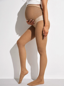 Medias de red caladas para maternidad, colores de piel - Product Image 3