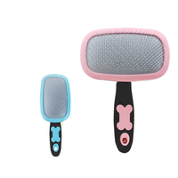 Peigne pour animaux de compagnie Hartley en acier inoxydable pour chats et chiens, peigne à aiguilles anti-nœuds pour Teddy et Poodle, peigne de massage classique rotatif à 360°