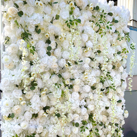 Sonnenheirat Großhandel Hochzeitsdekoration Seide künstliche Blume Wand Hochzeit Blume Wand