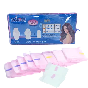 Promotion 0.54-0.65/bag crystal bag sanitary napkin sanitary pads manufacturer, soft SSS plaintop-sheet, best sanitary pads