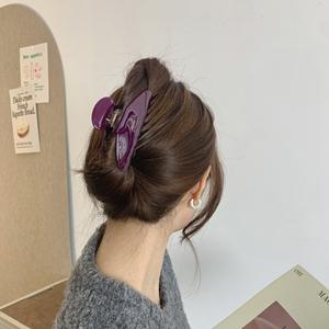 Pinzas de Pelo de Acetato de Color Sólido al por Mayor, Diseño Nuevo, Pinzas de Pelo de Tiburón para Mujeres y Niñas, Accesorios para el Cabello - Product Image 4