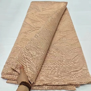 Venta caliente africano Nigeria bordado Jacquard tela encaje Multi colores LT21732 - Product Image 4