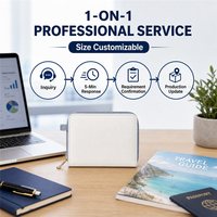 Dompet Kulit PU Premium untuk Wanita, Dompet Mewah dengan Ritsleting, Kapasitas Besar, Clutch Wanita, Grosir, Logo Custom