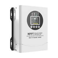 Controlador de Carga Solar MPPT Y&H QM-120 120A, Automático 24V-96V, Máx. PV 480VDC, >98% de Eficiencia, IP21 Impermeable, para Baterías de Plomo-Ácido y Litio