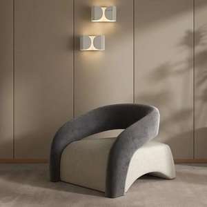 Ensemble table ronde et chaises de luxe léger pour bureau de négociation, réception, salon de beauté, vendu séparément - Product Image 5