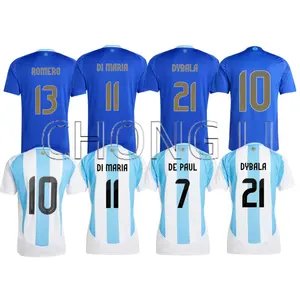 Camisa de futebol Argentina 10 #21 #2024 Camisa de futebol Copa das Américas 2024 Camisa de futebol Venezuela Jamaica Colômbia