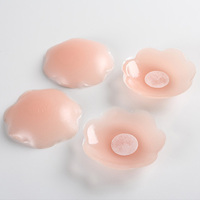 Vente en gros Push up forme ronde invisible femmes couvre-mamelon étanche sans bretelles ascenseur autocollant de mamelon en silicone