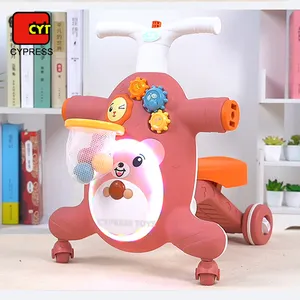 <span class=keywords><strong>3</strong></span> en 1 Offre Spéciale 2 couleur Populaire Jouets Multifonction Dessin Animé Jouet Musical Bébé Marcheurs - Product Image 1