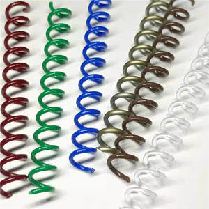 Заводская Продажа Дешевая 7/16 дюймов Pitch 4 1 пластиковая одинарная спиральная связывающая катушка - Product Image 2