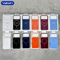 Coque de téléphone magnétique rigide VAWI B412 pour iPhone 17 Pro Max, anti-rayures, avec emballage, compatible charge sans fil, pour iPhone 18