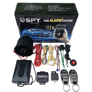 SPY ทางเดียวรถปลุกความปลอดภัยการควบคุมระยะไกลสากล bt ระบบเตือนภัยรถสมาร์ท