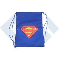 Sac à cordon en polyester de sport Sac à dos à cordon en polyester de dessin animé mignon pour enfants