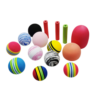 Prix d'usine en gros Surface lisse Eva Foam Antenne Ball Amusement Park Colored EVA Foam Ball