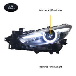 Convient pour 14-19 <span class=keywords><strong>Mazda</strong></span> <span class=keywords><strong>3</strong></span> Axela Phare Assemblage Modification LED Daytime Running Light Lens Headlight - Product Image 1
