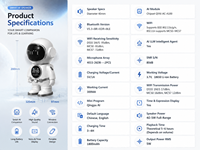 Jouets robot compagnons, poupées compagnons pour enfants, apprentissage éducatif, racontage d'histoires, apaisement et aide au sommeil, jeu à la maison, peluche IA