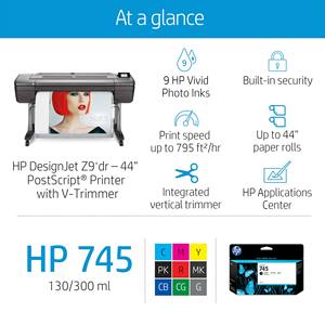 HP Design Jet Z9dr Impresora industrial de inyección de tinta a color de 44 pulgadas Impresora plana de fotos CAD digital de gran formato barata - Product Image 4