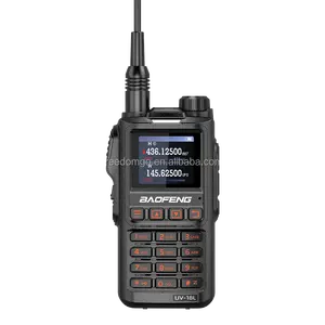 Baofeng-Walkie-Talkie de dos vías, receptor de radio bidireccional analógico NOAA DTMT de largo alcance UHF VHF