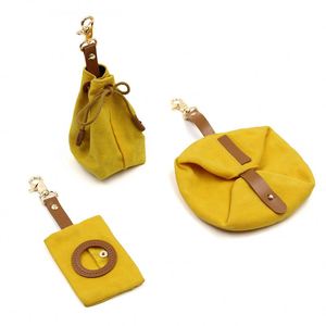 Juego de Platos Portátiles para Perros, Bolsas para Comida de Perro, Bolsas para Excrementos de Perro, Bolsa de Almacenamiento Reutilizable de Lona Encerada para Comida, Golosinas y Agua para Mascotas, Uso en Exteriores - Product Image 1