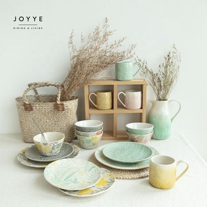 Роскошная Посуда Joyye, Корейская Цветочная посуда, Набор красочной фарфоровой посуды - Product Image 1