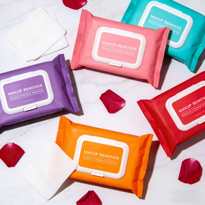 Lingettes démaquillantes hypoallergéniques sans alcool, résistantes à l'eau - Product Image 5