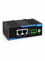 Inyector PoE Industrial de un Solo Puerto y 60W IEEE8023at, Adaptador de Alimentación a través de Ethernet de Múltiples Velocidades para Riel DIN, para WiFi 7, AP, PTZ y Altavoces