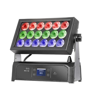 ไฟติดผนังภายนอกอาคารกันน้ำ RGBWA+UV LED สำหรับตกแต่งเมือง 21x10W IP65 ควบคุมแบบไร้สาย DMX512 ไฟส่องสว่างแบบแบตเตอรี่ พร้อมรีโมท - Product Image 2