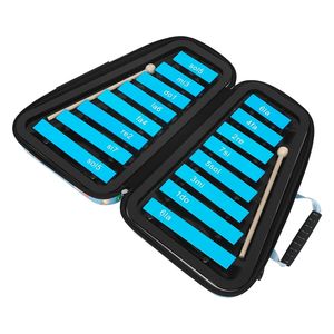Glockenspiel portable à 16 notes, instrument de percussion en aluminium pour l'éveil musical - Product Image 2