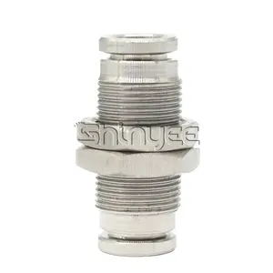 stainless steel pneumatic fitting pipe connector in air compressor pipe elbow fitting metal pipe fittings fog nozzle