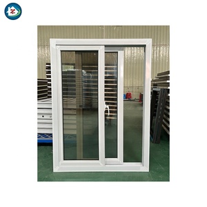 Las ventanas y puertas corredizas de <span class=keywords><strong>PVC</strong></span> blancas <span class=keywords><strong>con</strong></span> impacto de huracán más populares <span class=keywords><strong>con</strong></span> persianas para el hogar - Product Image 2