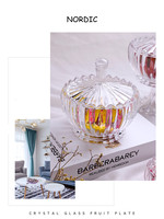 7321CJc Jeneva Bonbonschale Kleine Schüssel mit Deckel Glas-Bonbonschale Kristallglas für Hochzeitsdekoration