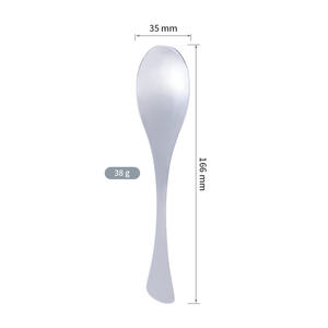 Cuchara de cola de pez de alta calidad personalizada, cuchara de acero inoxidable para cocina, hotel, restaurante - Product Image 2