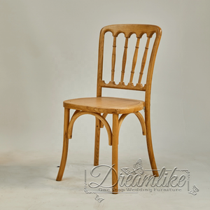 Chaises de salle à manger empilables <span class=keywords><strong>en</strong></span> bois massif de haute qualité de style moderne pour hôtel, salon extérieur, événements, mariages et banquets - Product Image 1