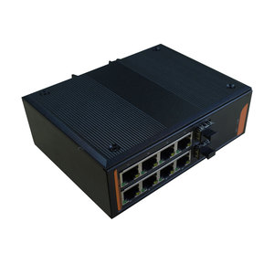 OEM 8 - 24 พอร์ต 10G อีเธอร์เน็ต POE สวิตช์ 8×10/100/1000Base-TX พอร์ต PoE RJ45 + 2×1000Base-FX สล็อต SFP 160 กม. สวิตช์กิกะบิต - Product Image 3