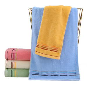 Pure Cotton Thickened Hand Towel 35x75cm <b>Soft</b> Absorbent Rectangle Eco-Friendly Gift Towel With Embroidered Logo Customization - Product Image 4