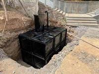 Réservoir de stockage d'eau souterraine BDF en acier pressé, modulaire sectionnel, osmose inverse, 3000L/heure, conteneurs souterrains pour eaux de pluie