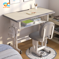 Ensemble Table et Chaise Ergonomiques pour Enfants, Vente Directe Usine, Plateau Effet Bois, Mobilier de Classe pour Projets Scolaires, OEM ODM