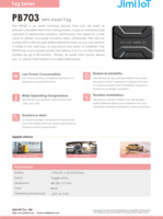 Jimi Concox Jimiiot Etiqueta de Rastreo de Activos con Diseño Innovador, Sin Necesidad de Tarjeta SIM, PB703