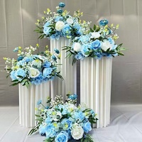 Support de gâteau en papier pliable déformable en forme de cylindre, socle de table à dessert, colonne romaine pour fête, mariage, vitrine, décoration florale